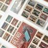 16 Sheets Per Pack Retro Style Stickers Scrapbook Stickers Diary Album Decoration DIY Hand Account Collage Stationery Stickers