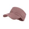 Fashion Wide Brim Empty Top Visor Hat UV Protection Show Face Small Sun Hat Sun Protection Breathable Baseball Hat Unisex