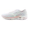 Mizuno Wave Rider 24 Sportlich Lässig Rutschfest Atmungsaktiv Low-Top Laufschuhe Damen Sneaker Weiß J1GD200613