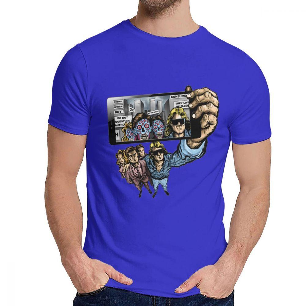 Classic Movie They Live Selfie T Shirt Funny Quote Kick Ass Chew Bubblegum T Shirt M