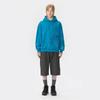 Customellow Blue Oversized Graphic Embroidered Sweat Hoodie Cwtaw25631bux