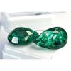 Stunning Natural Green Emerald Colombian 22-24 Ct Pear Cut Pair Loose Gemstone