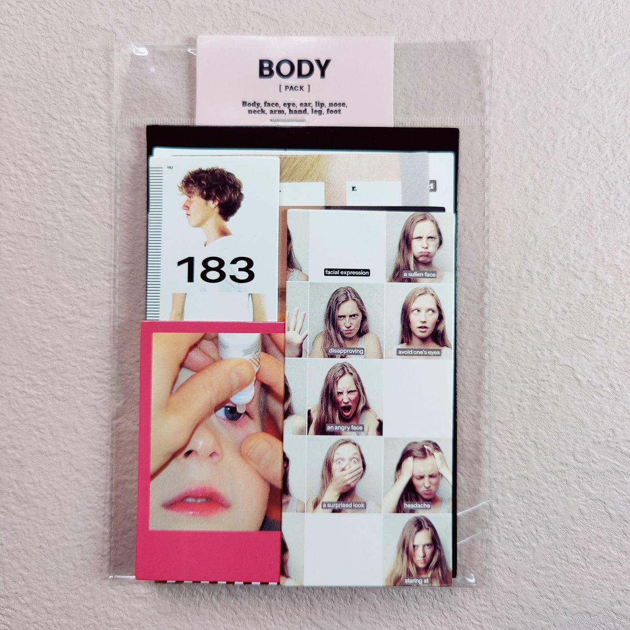 Korean-Style Oab Studio Body Pack Planner Collage Card Stickers