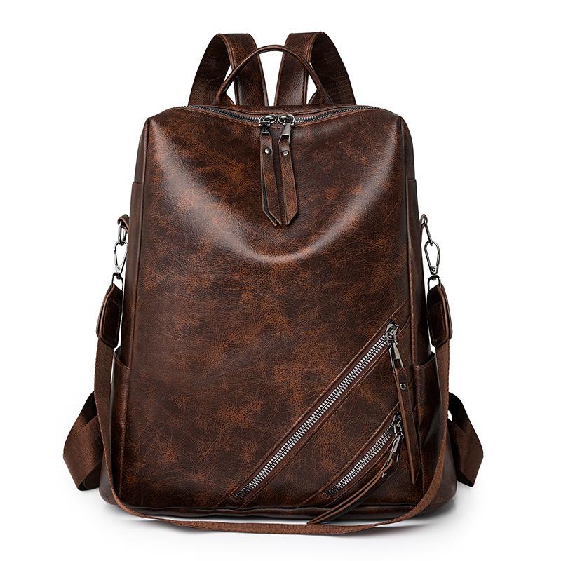 Multi-compartment Backpack, European and American Fashion Trend Commuting Schoolbag, Large-capacity Casual and Versatile Backpack