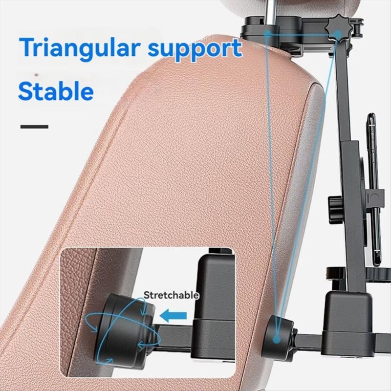 Portable Vehicle Dining Board Quick Fold Designs Foldable Table for Rear Seats Secure for Laptops Plates Travel Use