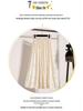 Pleated Velvet A-Line Skirt: Women's Versatile Mid-Length High-Waisted Slimming Style for Autumn and Winter
