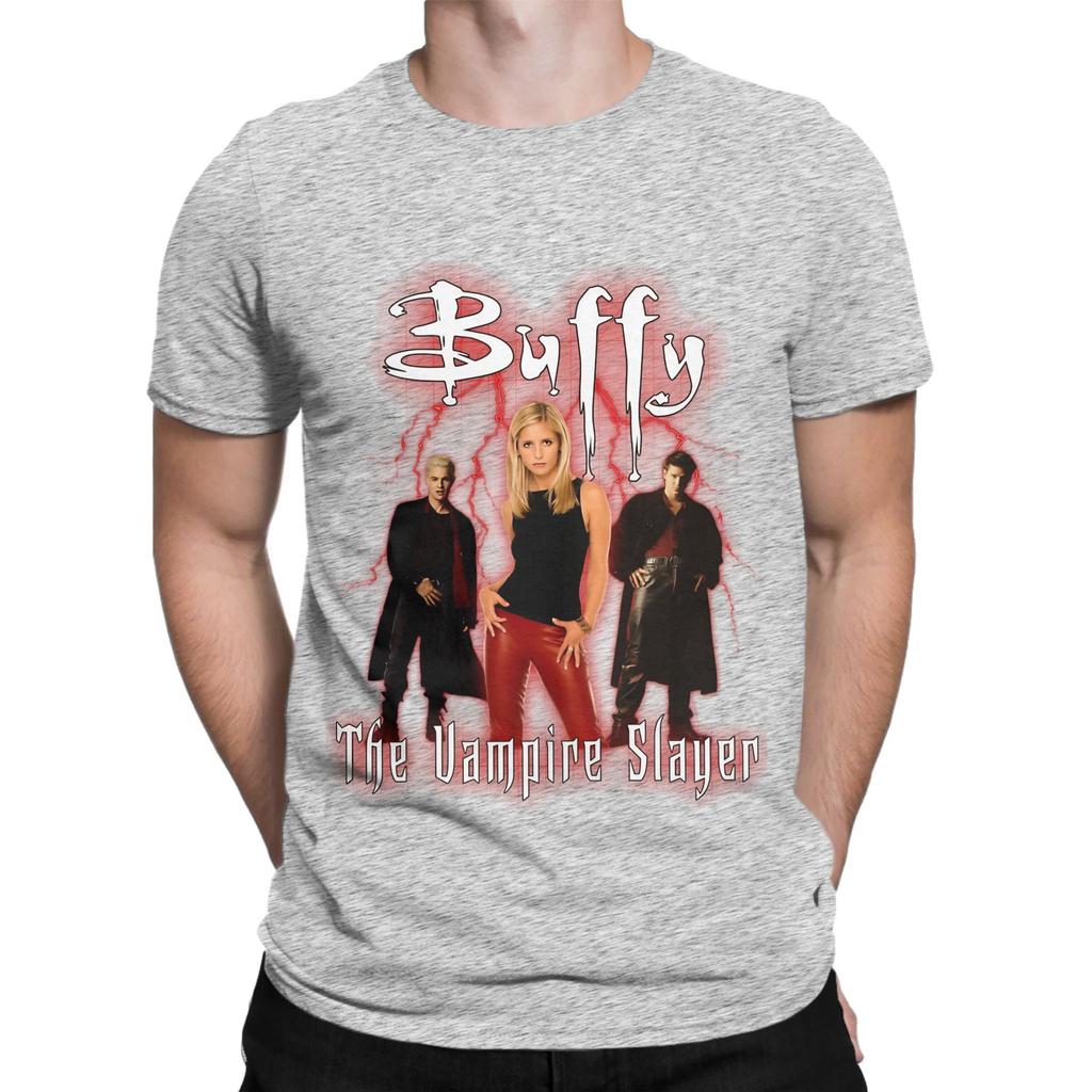 bBuffy The Vampire Slayer 1 Funny Graphic 100 Cotton TShirt Buffy The Vampire Slayer Band Tops Tees For Unisex