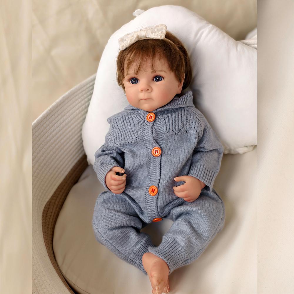 48cm Full Silicone Reborn Doll Bettie Bathe In Water Baby Doll Toy Fashion Simulate Baby Dolls Toy