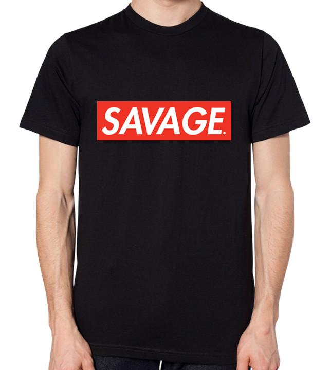Savage T-Shirt Mens Ladies Unisex Top L