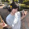 Women's Crew Neck Short Sleeve Cotton T‑Shirt Loose Butterfly Print Casual Basic Top For Summer Student Outfit