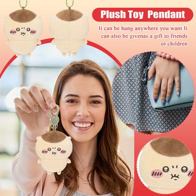 Schattige cartoonpop pluche speelgoed sleutelhanger kleine hanger