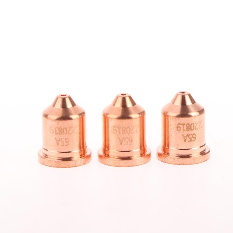 1/3 Pcs Plasma Electrode Tip Brass 220819 Plasma Electrode Tip Set For Pmx 65 85 105 65A