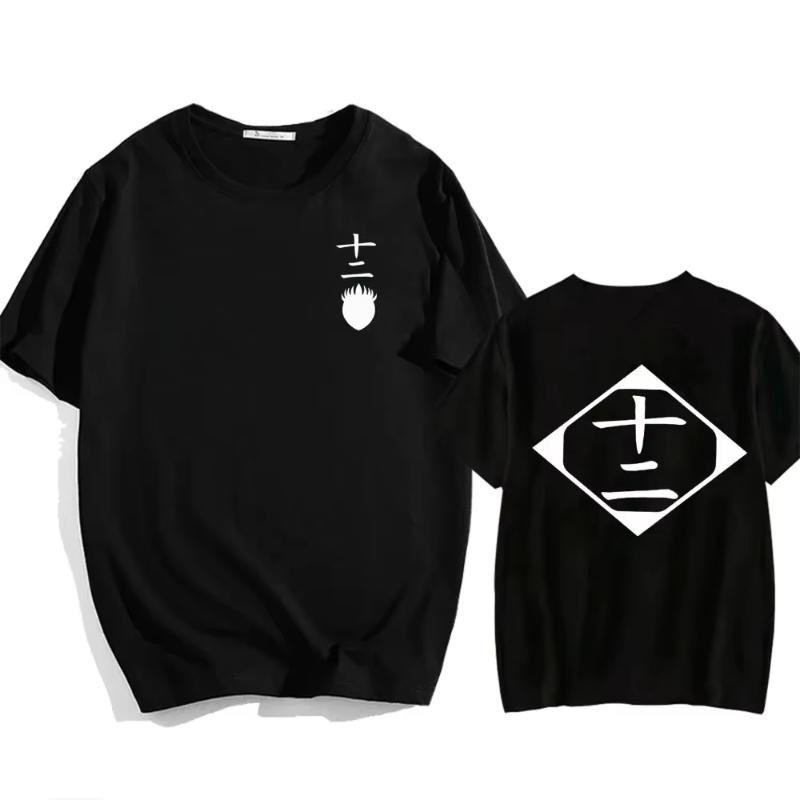 Hot Sale Anime Cotton T-Shirt Bleach Cosplay Shirt Zaraki Kenpachi Men Women O-Neck Short Sleeve Tee Fashion Tshirt for Fans
