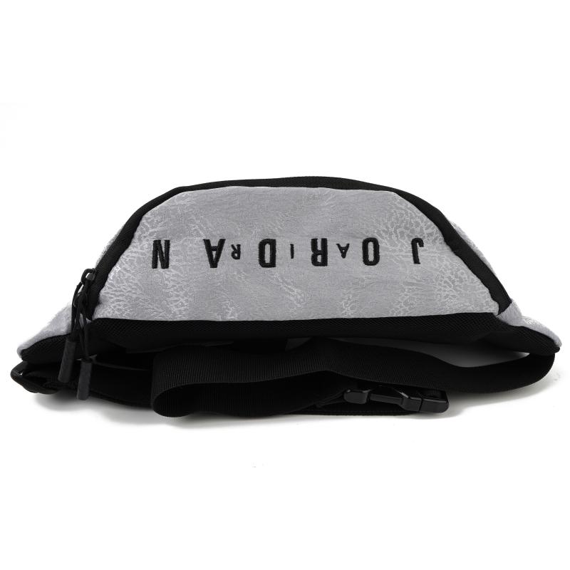 Jordan Polyester Sling Bag, Crossbody Bag, Fanny Pack Regular Unisex Gray Jordan JD2143032GS-002