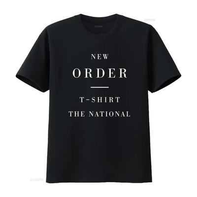 New Order T Shirt The National Size X Large Vintage Stretched Designer Clothes Comfortable Versatile Breathable Stylish