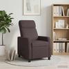 Recliner Dark Brown Fabric