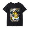 ONE PIECE T-shirt Aslo Luffy Sauron Short Sleeve Male Anime Cartoon Ins Loose Japanese Printed T-Shirt Y2K