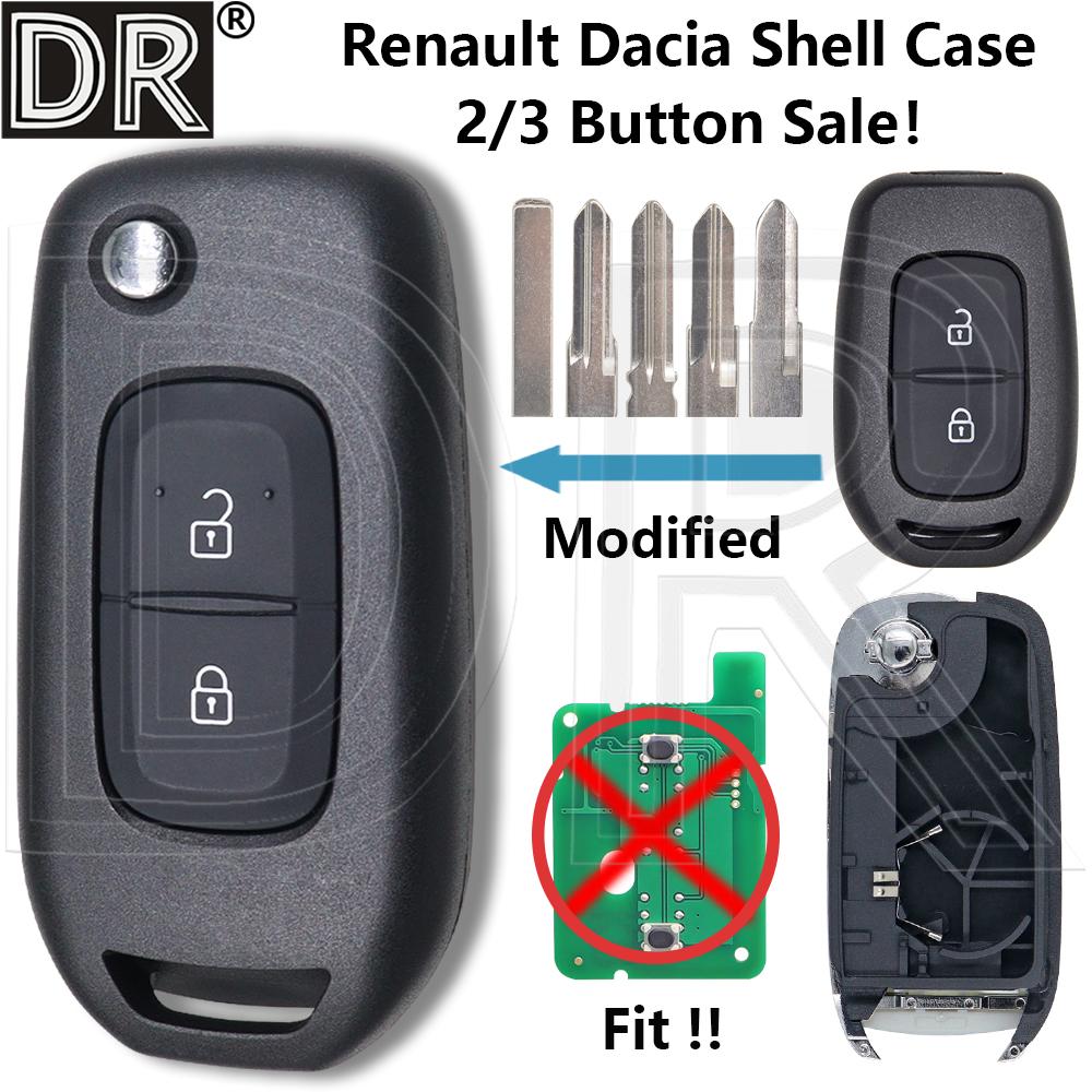 Great Car Key Modified Shell Case Only Support CWTWE1G0003 For Renault Dacia Symbole Logan Sandero Trafic Lodgy Dokker Duster