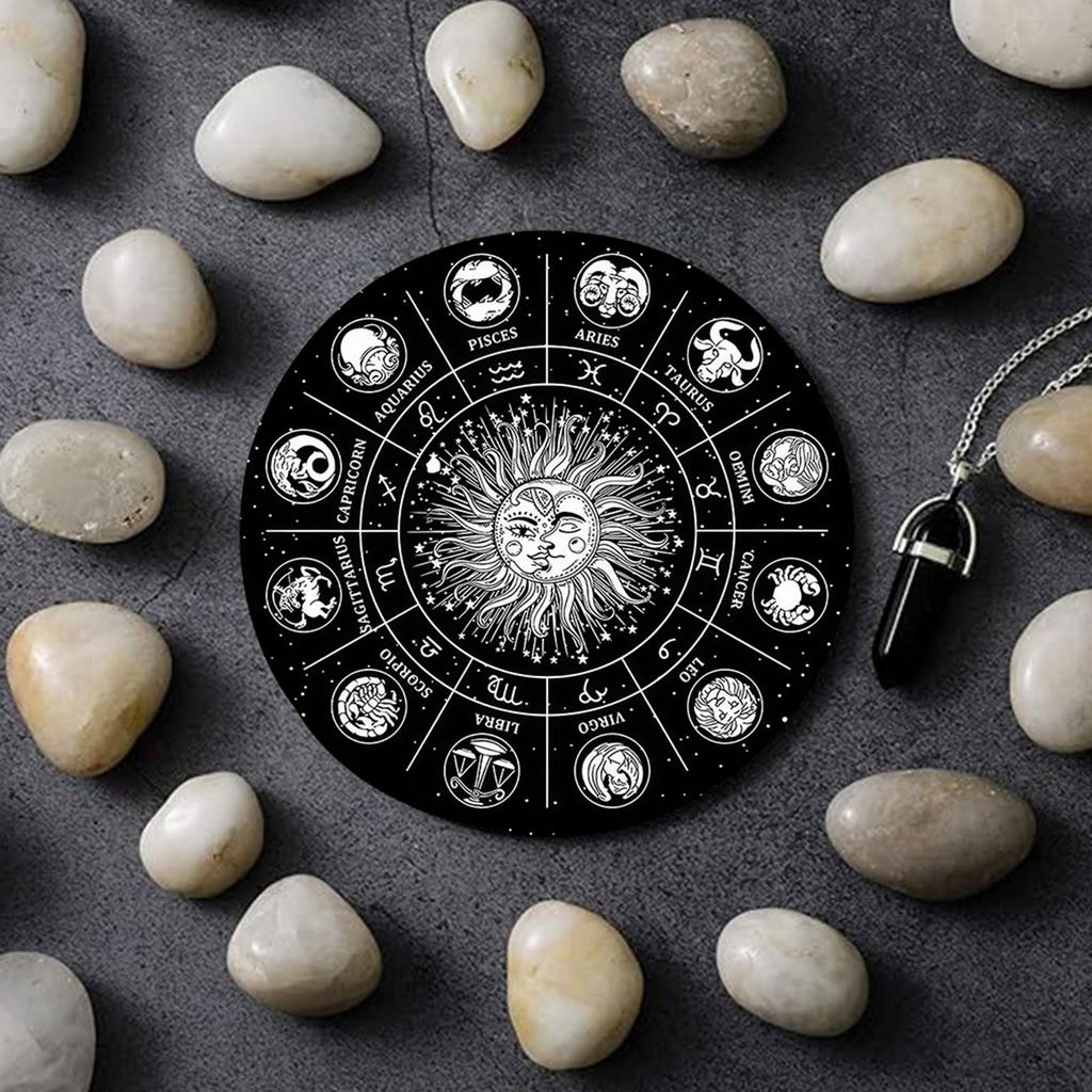 Pendulum Board Dowsing Divination Metaphysical Message Board Rubber Fortune Telling Board Witchcraft Wiccan Altar Board