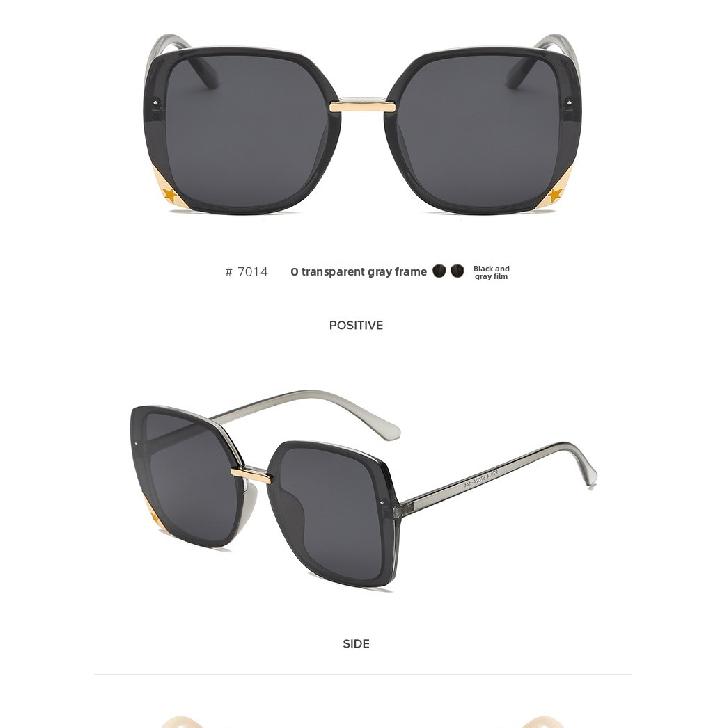 Fashionable Retro Sunglasses, Personalized Polarized Sunglasses for Women, UV400, Light Luxury