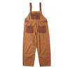 American Retro Khaki Unisex Workwear Overalls - 2025 Trendy Japanese Style Loose Straight-Leg Pants