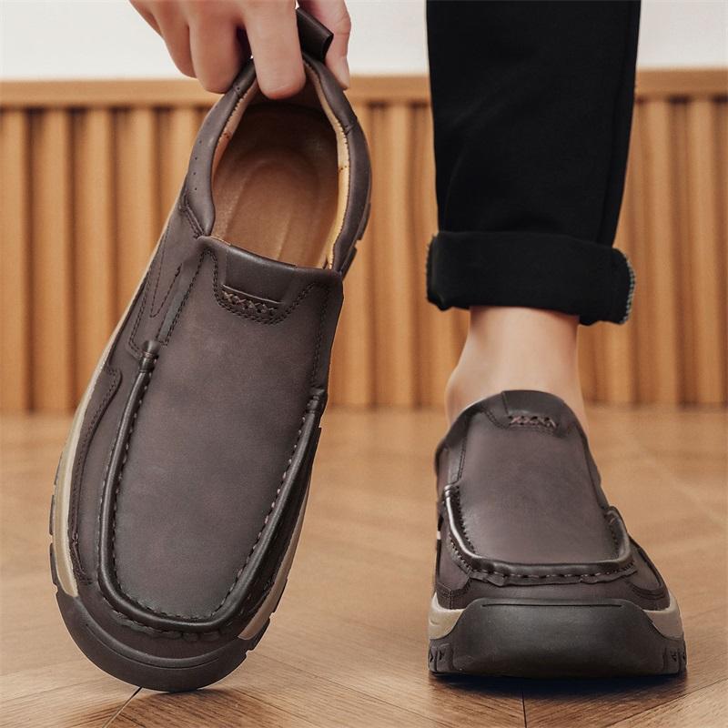Men's Loafers Fashion Casual Shoes Comfortable Platform Flats Leisure Men Flats Classics Outdoor Trekking Shoe