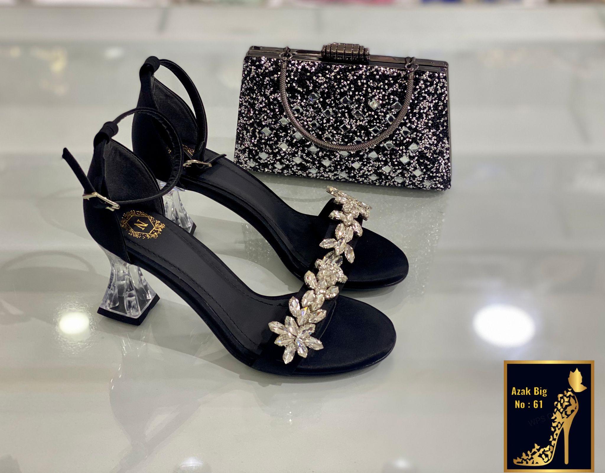 

Женский набор сумок для вечерней обуви Silvery Stone Night 35 серый