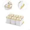 Appetizer Plate for Dried Fruits, Divided Serving Box with Lid Dining Room
