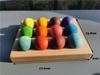 High Quality Rainbow Music Sounding Trees Wooden Petals Assembly and  Marble Run Balls Tracking Kids Educational Toys