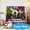 Custom Name Ghost-busters Logo Blanket Bed Sofa Blanket Flannel Blanket for Camping, Hiking, Picnic Essentials,gift for Fan Family