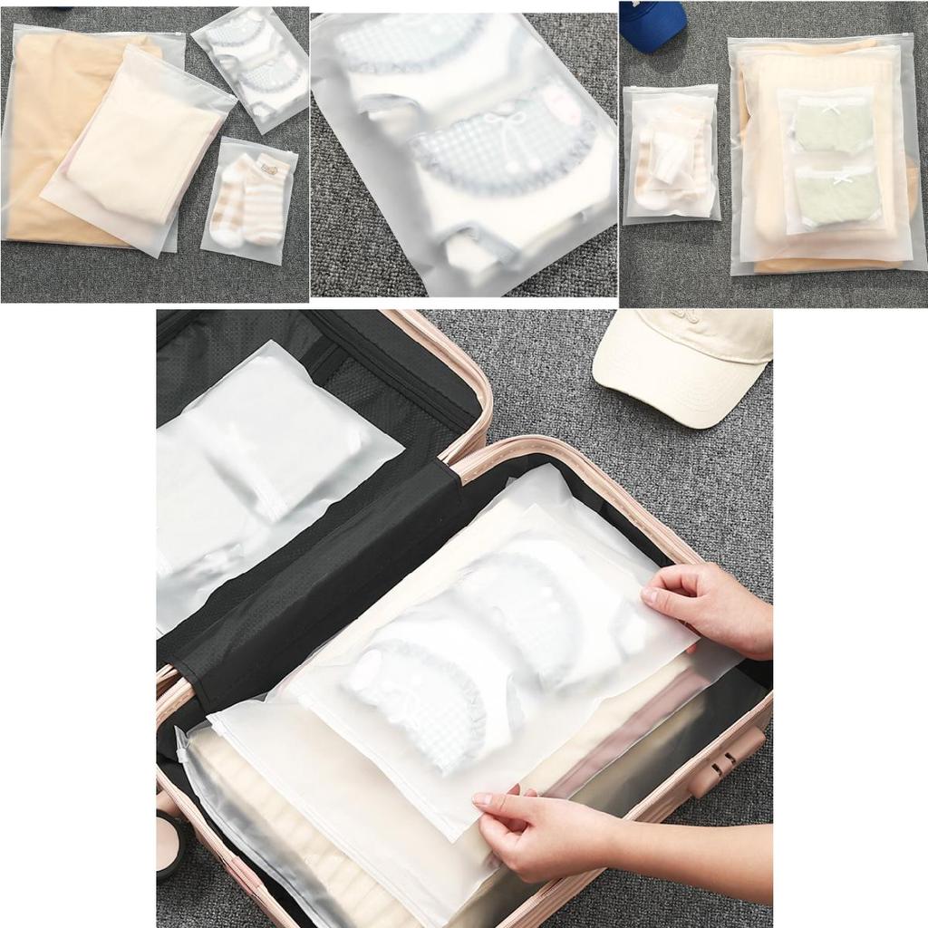 Transparent Waterproof Travel Storage Bags For Clothes Shoes Underwear Cube Style