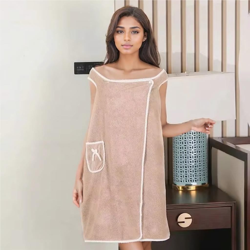 

Женские банные полотенца Девочки Носимые 135*80см Быстросохнущие Купальные Пляжные Спа Халаты Для мытья одежды, Полотенце для душа и спортзала Chemical Fiber