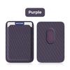 Spot technology cloth strong magnetic card bag Magsafe magnetic card bag Apple IP magnetic technology fabric card sleeve insert card