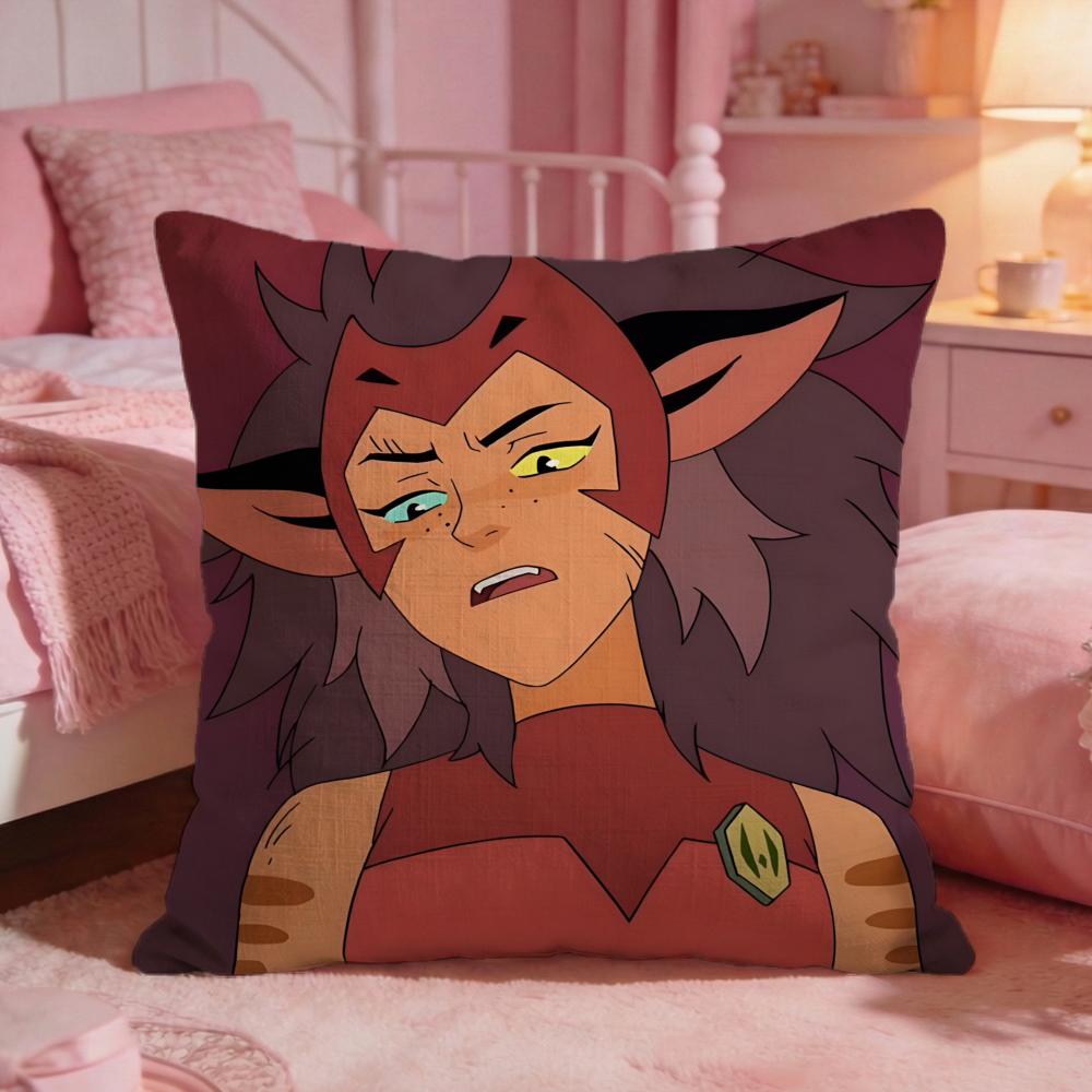 anime Princesses of Power Cushion Cover Premium Comfort Reversible Pillow Cove Two in One Design for Any Room Car Interior