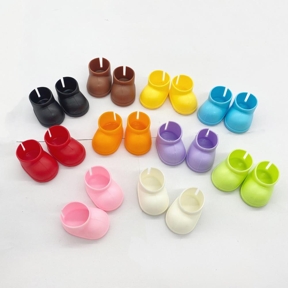 For LABUBU Plastic Shoes Suitable for 17cm Cotton Dolls Shoes Boots Toys Casual Sports Shoes Dolls Accessories DIY Doll Toys