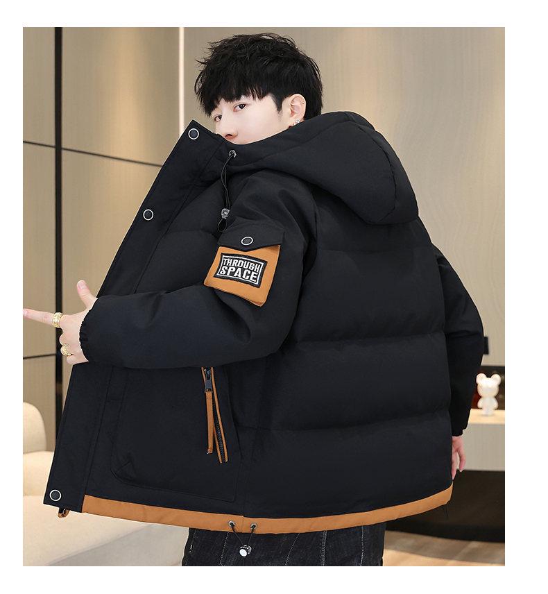 Woodpecker Men's 2025 Hooded Winter Jacket - Thick Cotton-Padded & Warm