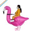 Tricky Spoof Costume Props Adult Creative Halloween Christmas Party Inflatable Dress Up Flamingo Inflatable Suit
