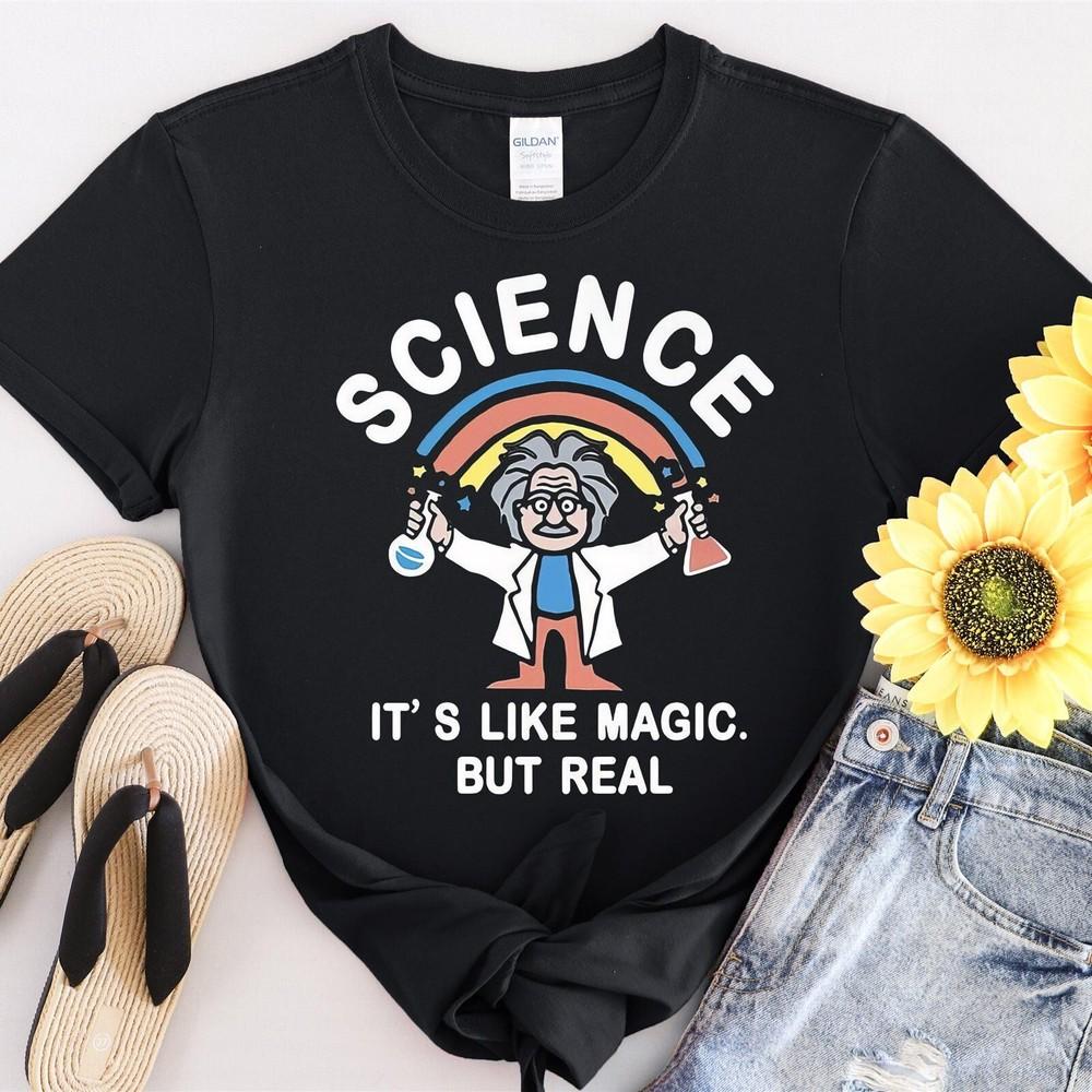 31 Rainbow Science Its Like Magic But Real Vintage Tshirt Men Women Unisex T-Sh Unisex T-Shirt XXXXL