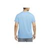 Nike Solid Color Logo Round Neck Sports Dopamine Short Sleeve T-Shirt Men T-Shirts Sky-Blue CZ1182-435