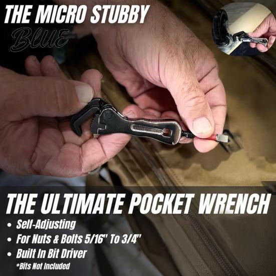 Multifunctional Wrench Short Handle Metal Wrench Mini Precision for Small Space Tool Tight Spaces Spanner Automotive and Household Maintenance