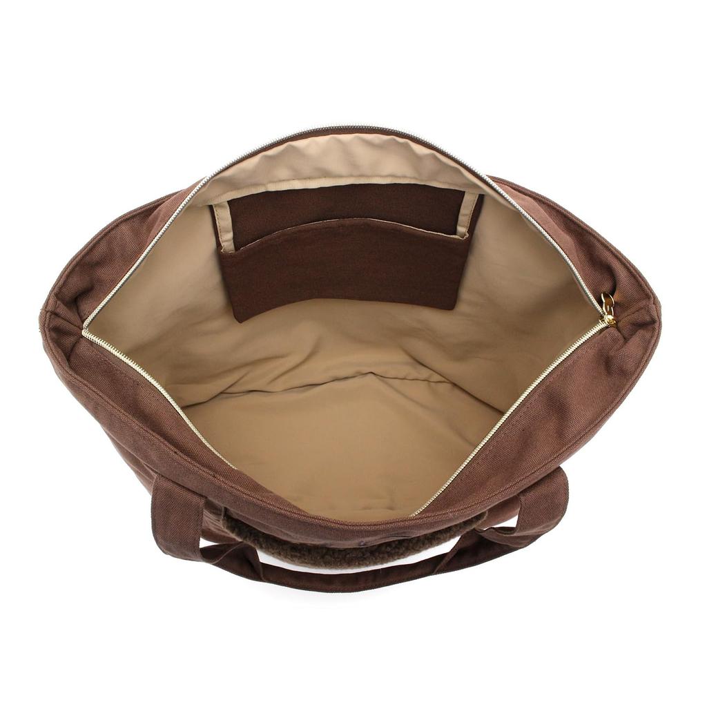 Sifre Miffy Tote Bag L 6070 Women's B247 Miffy Boa Brown