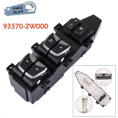 Comutator Control Geam pentru Hyundai Santa Fe IX45 DM 2013 2014 2015 2016 93570-2W000 Buton Ridicare Geam Electric Power Față Stânga
