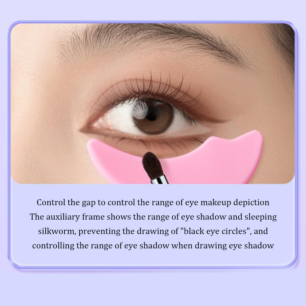 2X Mascara Guard Eyelash Applicator Eyeshadow ple for Beginners No Scratches Professional Reusable Auxiliary