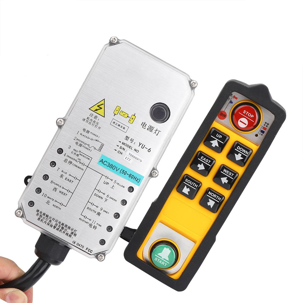Controler pentru palan cu un singur mâner Telecomandă pentru palan electric industrial 3Proof YU6AC380V