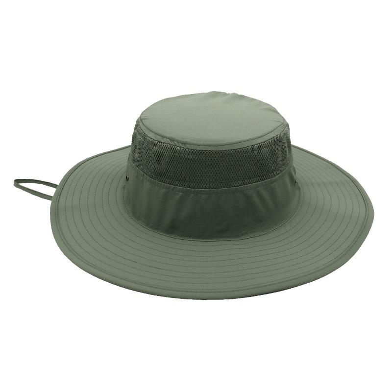 Outdoor hat sunscreen bucket hat basin hat spring and summer men's and women's big edge hat UV protection sun hat
