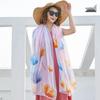 Women's Chiffon Scarf - Lightweight, Printed Sun Protection for Spring, Summer, Fall - Versatile Beach Shawl