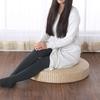 Japanese Style Natural Straw Futon Cushion Round Floor Mat Rustic Tatami Cushion  Temple