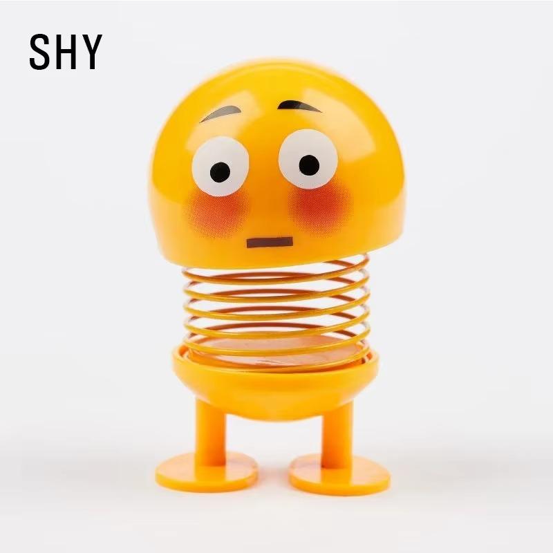 Car interior decoration decoration funny doll shaking head emoticons beautiful Internet red little idea