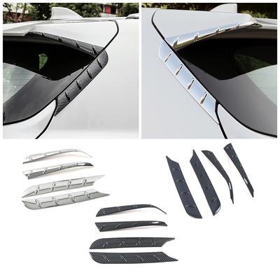 Para Toyota Highlander XU70 2024 Spoiler Lateral da Janela Traseira do Carro Cobertura Triangular Lateral Moldura de Acabamento Acessórios Adesivo