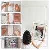 20Pcs Multipurpose Adhesive Wall Hooks For Hanging Frames Pictures Mirrors On Tile Glass Wooden Smooth Surfaces M4YD